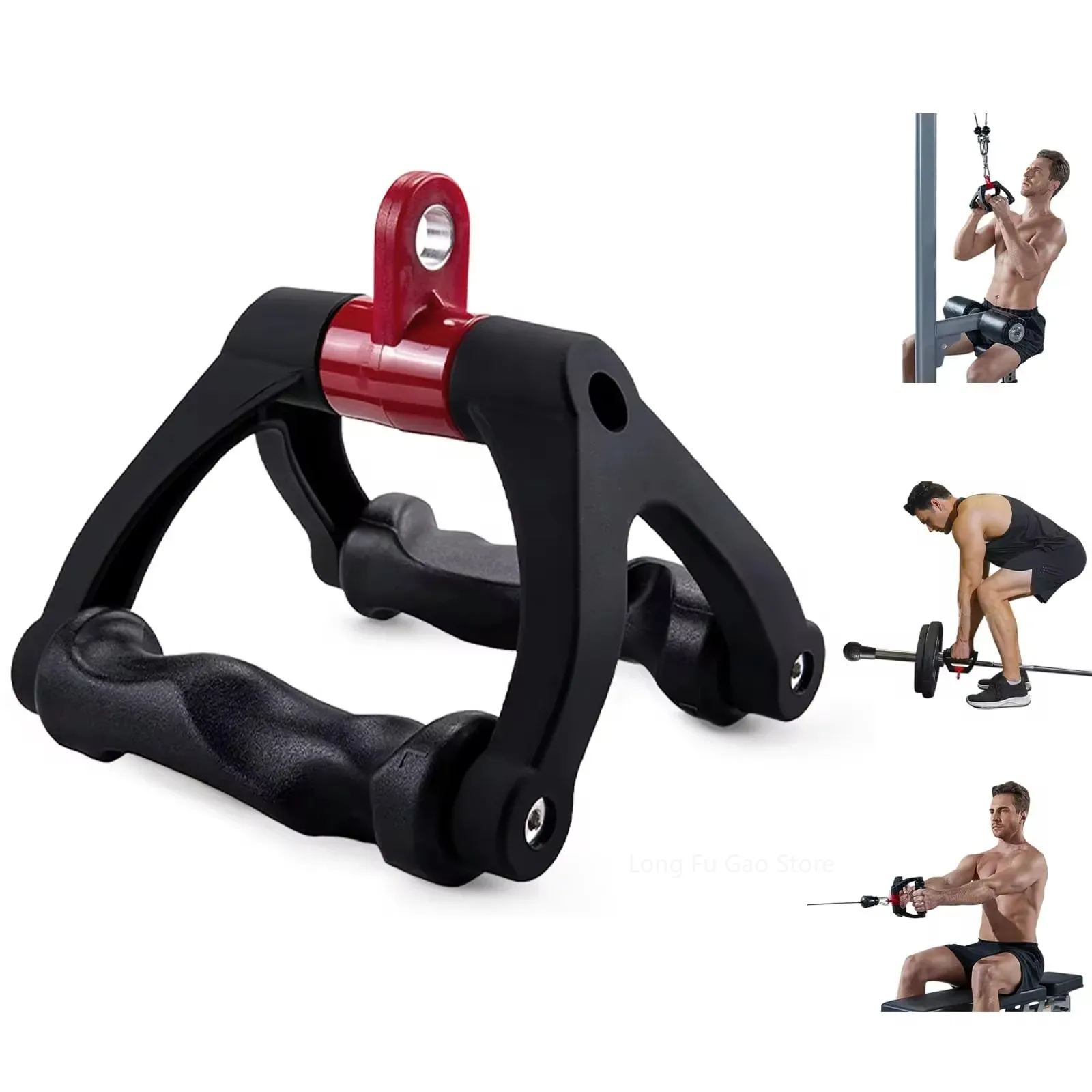 Landmine Barbell Attachment - 인체공학적 V자형 로잉 바 360 °