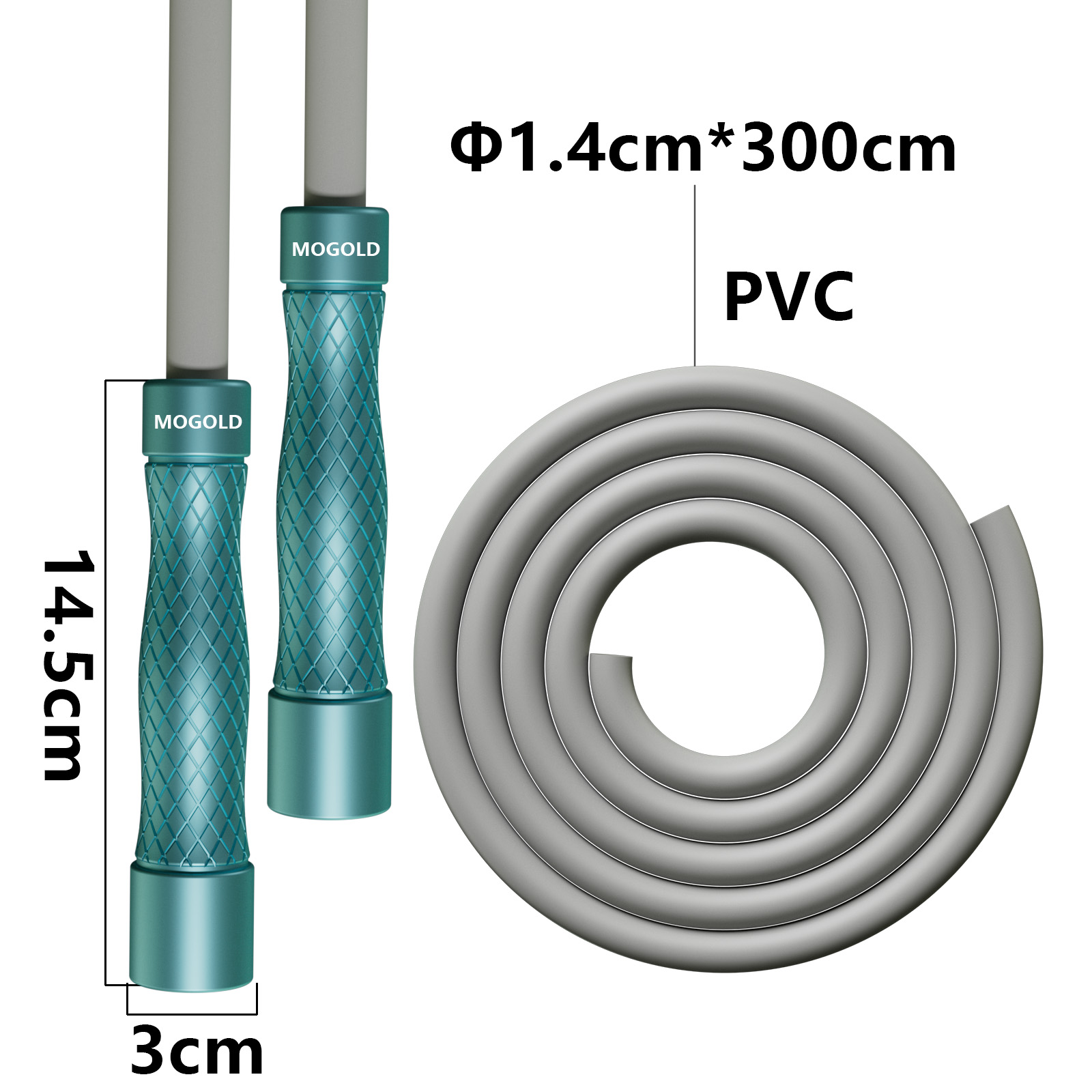 MOGOLD 전문가용 줄넘기: 인체공학적 논슬립 그립, - Skipping Rope Pvc 리뷰 및 가격